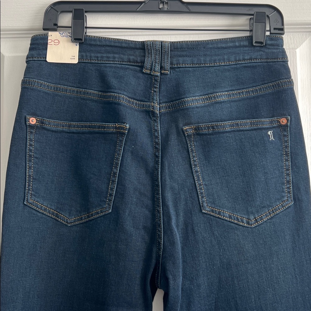 Pilcro Women's Boot Cut Jeans - Dark Blue - Picture 5 of 7